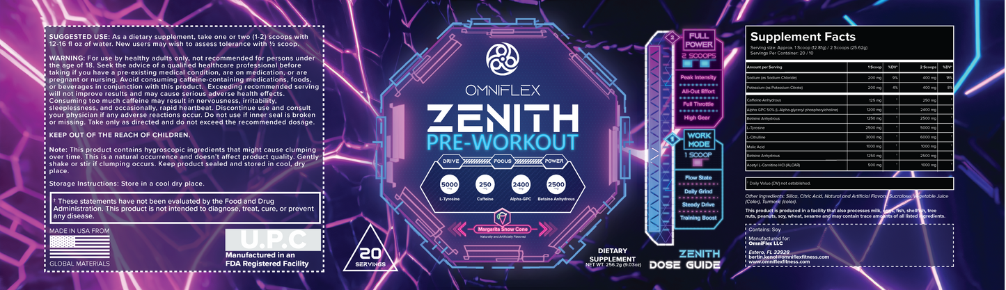 Zenith Pre-Workout